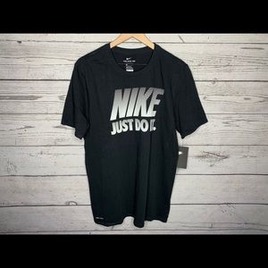 Nike Dri-Fit Logo Swoosh The Nike Tee Shirt NWT
